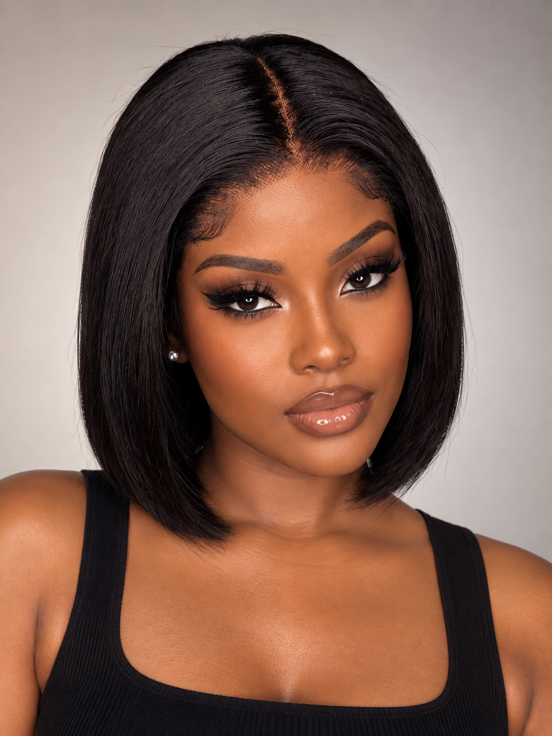 Sleek Hd Lace Bob Wig - 100% Human Hair