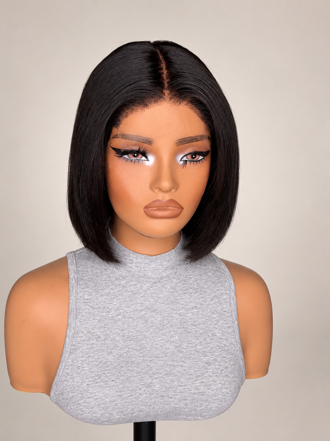 Sleek Hd Lace Bob Wig - 100% Human Hair