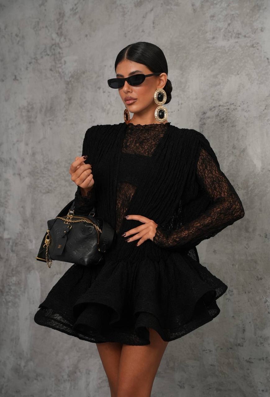 Midnight Muse Lace Dress