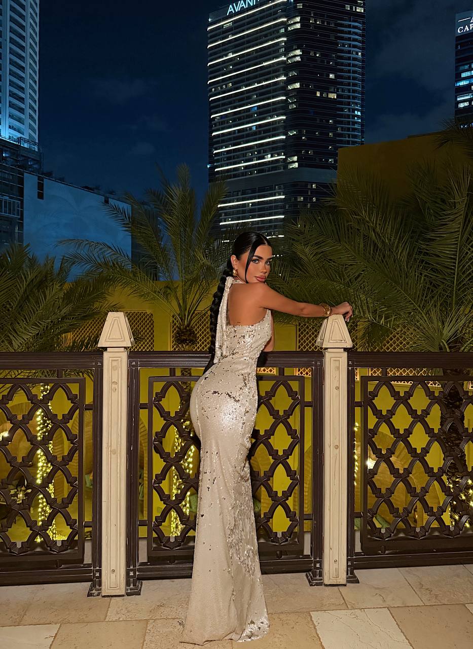 Aurelia sparkle Strap Dress