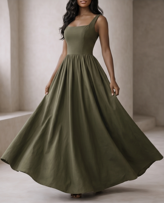 Moonlight Strappy Long Dress