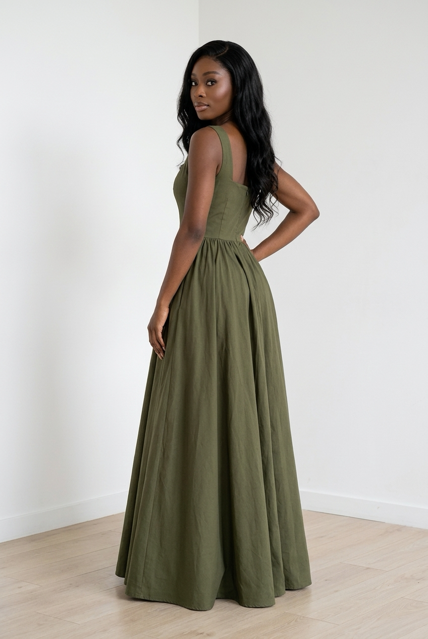 Moonlight Strappy Long Dress