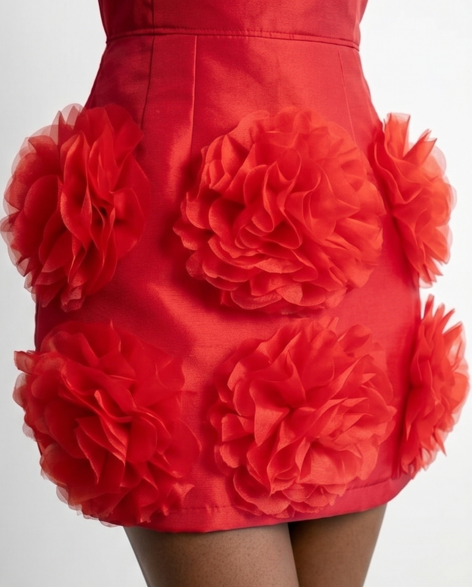 The Scarlet Bloom Dress