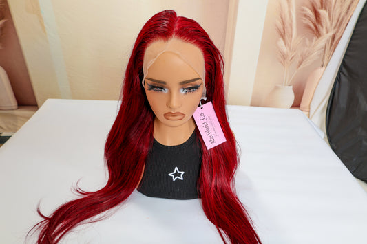99J Straight Transparent Lace Wig